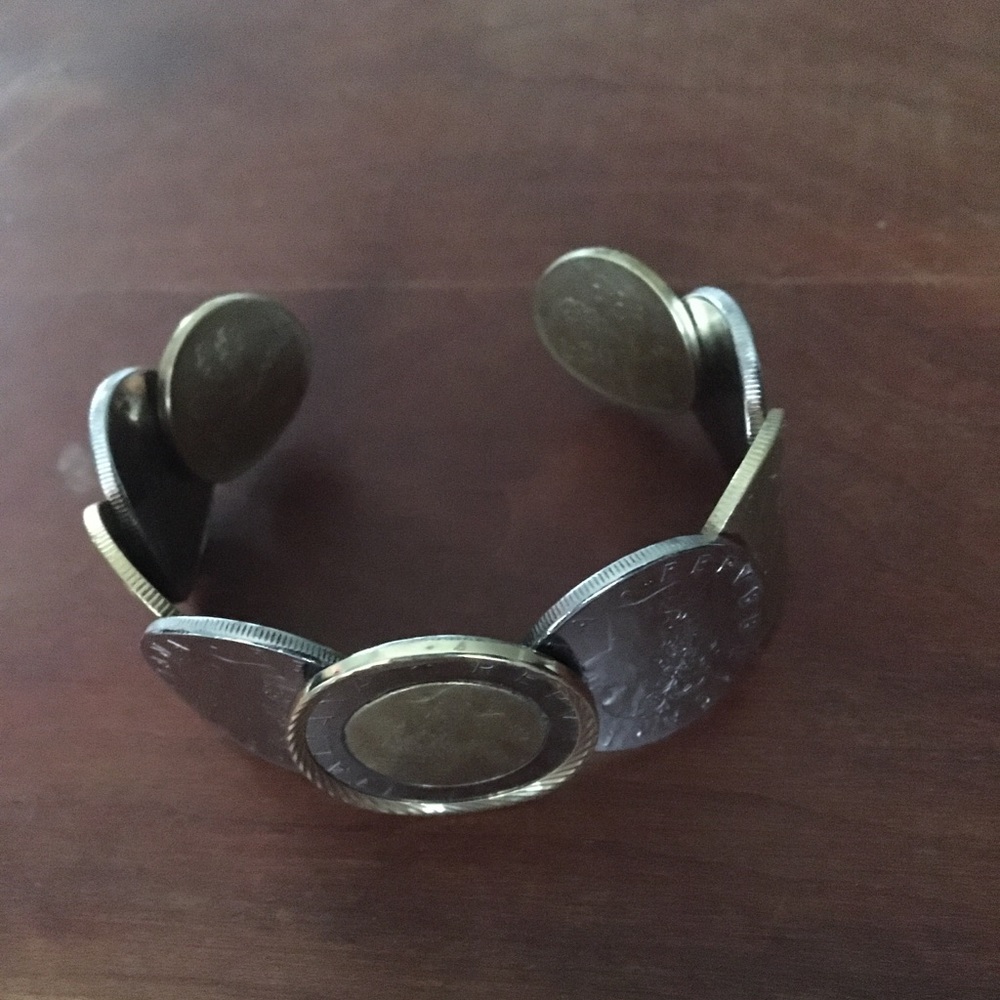 Coin Cuff Bracelet